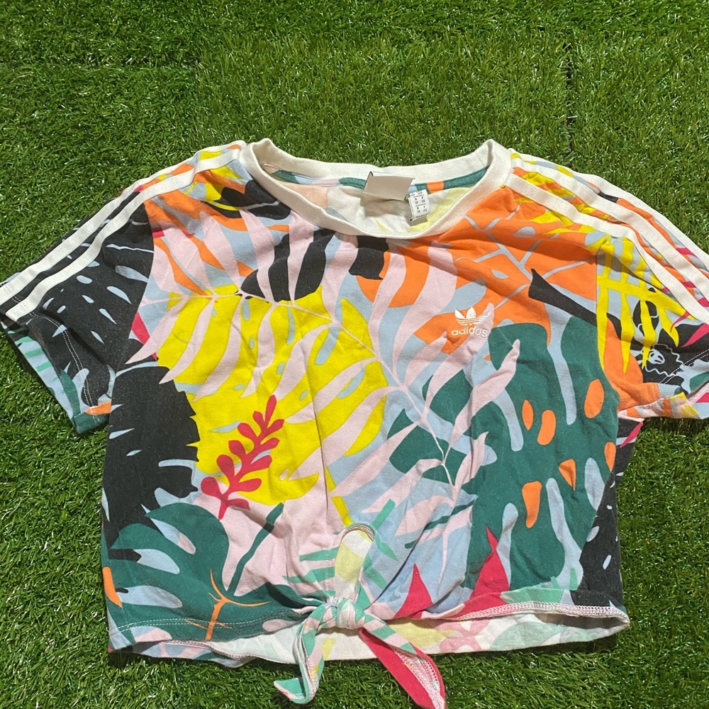 tropical adidas shirt
